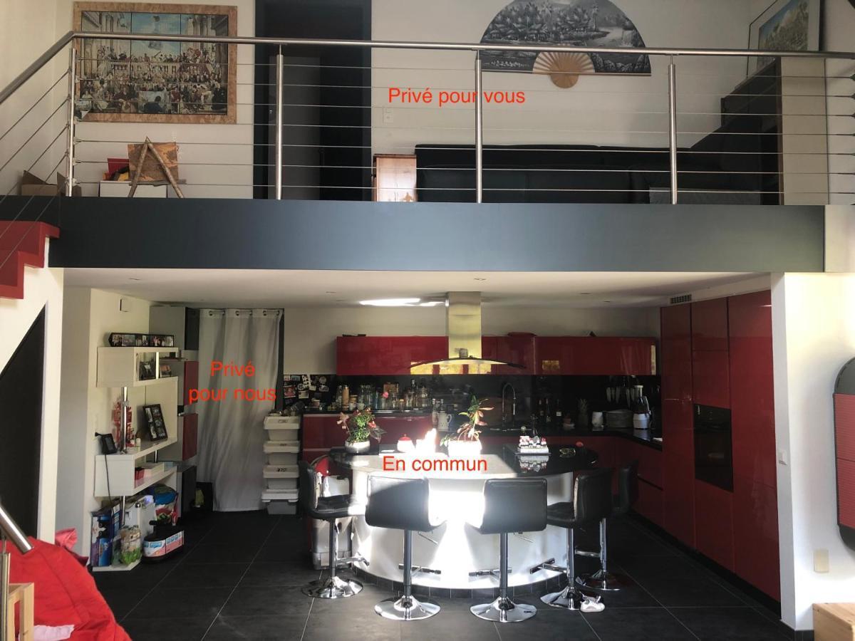 Logement Chez L'Habitant Etage Independant Grone Экстерьер фото
