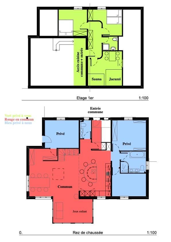Logement Chez L'Habitant Etage Independant Grone Экстерьер фото